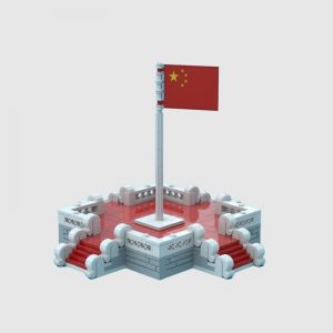 Creator Moc 89758 Tiananmen Flag Raising Mocbrickland (1)