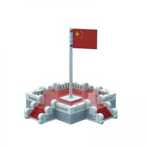 Creator Moc 89758 Tiananmen Flag Raising Mocbrickland (3)