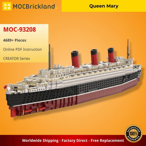 Creator Moc 93208 Queen Mary By Bru Bri Mocs Mocbrickland (5)