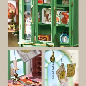 Creator Robotime Dgm07 Dgm09 Diy Wooden Miniature Dollhouse (11)
