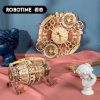 Creator Robotime Lc601 Lc801 3d Wooden Zodiac Wall Clock (1)