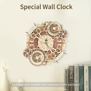 Creator Robotime Lc601 Lc801 3d Wooden Zodiac Wall Clock (12)