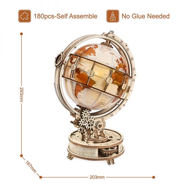 Creator Robotime St003 Luminous Globe (5)