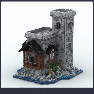 Modular Building Moc 47987 Watch Tower By Povladimir Mocbrickland (3)
