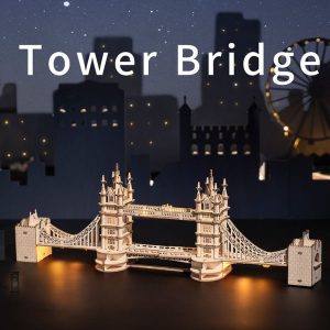 Modular Building Robotime Tg412 Tg507 London Bridge And Big Ben (6)