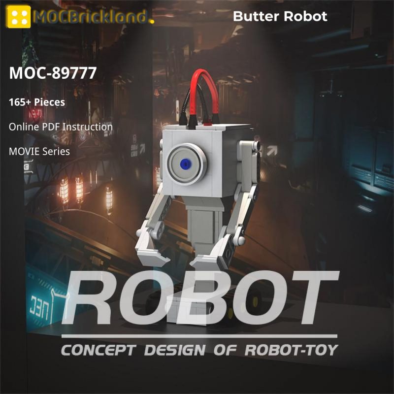 MOCBRICKLAND MOC-89777 Butter Robot