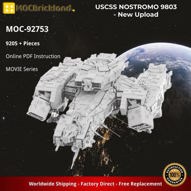 MOCBRICKLAND MOC-92753 USCSS NOSTROMO 9803 – New Upload