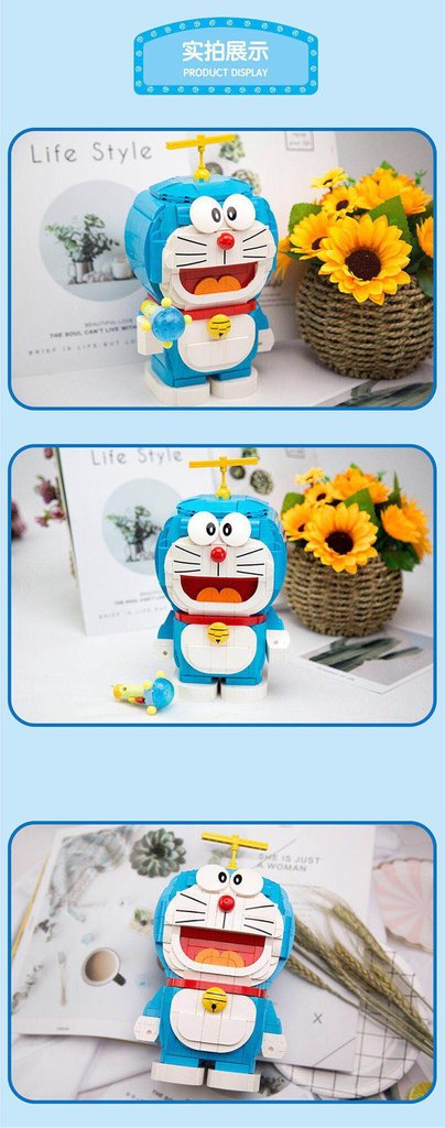 Qman S0104 Doraemon Shrink Flashlight and Bamboo Dragonfly