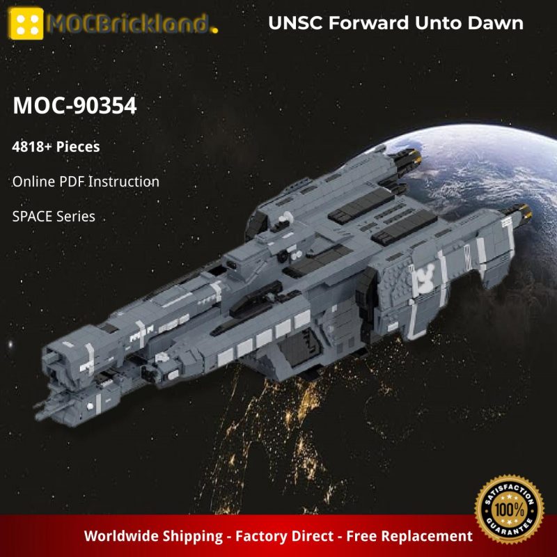 MOCBRICKLAND MOC-90354 UNSC Forward Unto Dawn