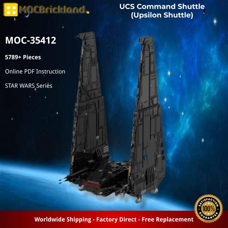 MOCBRICKLAND MOC-35412 UCS Command Shuttle (Upsilon Shuttle)