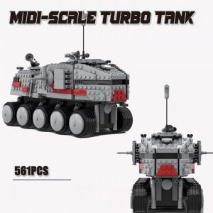 Star Wars Moc 41554 Midi Scale Clone Turbo Tank By Woxtrot Mocbrickland (1)