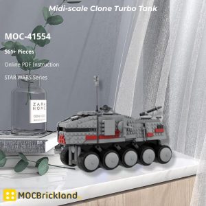 Star Wars Moc 41554 Midi Scale Clone Turbo Tank By Woxtrot Mocbrickland (2)