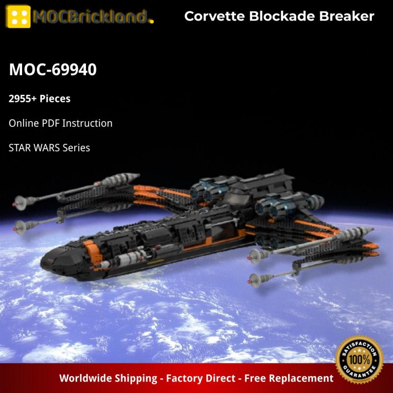 MOCBRICKLAND MOC-69940 Corvette Blockade Breaker