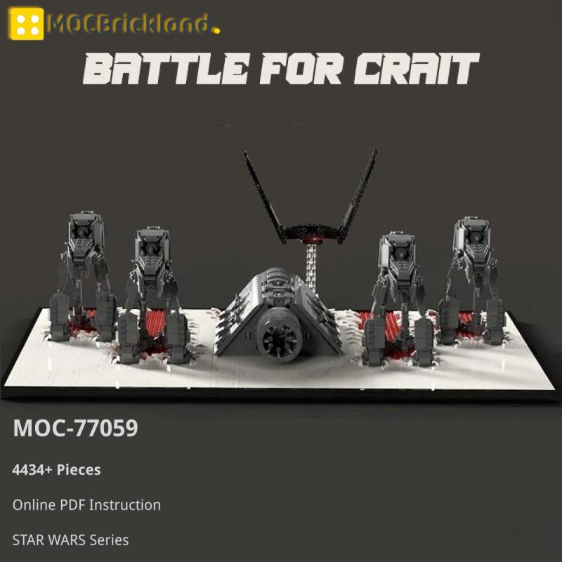 MOCBRICKLAND MOC-77059 Battle for Crait