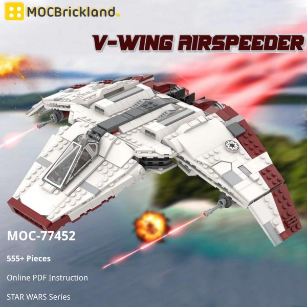 Star Wars Moc 77452 V Wing Airspeeder By Apocryphea Mocbrickland (4)