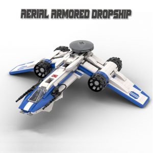 Star Wars Moc 79755 Battlefield Aerial Armored Dropshipadvanced By Tjs Lego Room Mocbrickland (4)