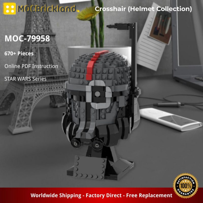 MOCBRICKLAND MOC-79958 Crosshair (Helmet Collection)