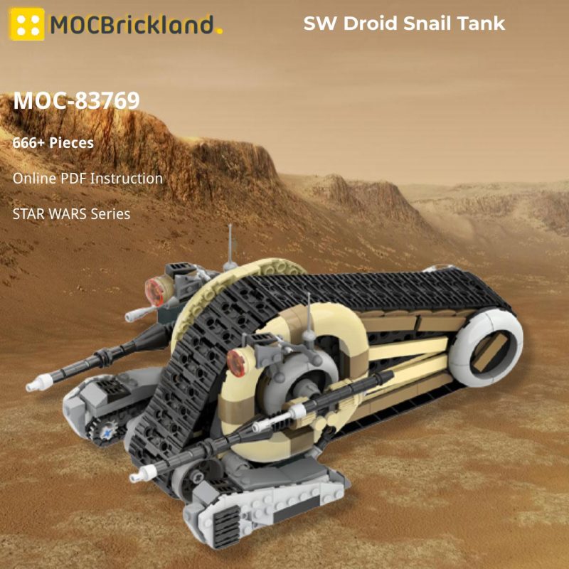 MOCBRICKLAND MOC-83769 SW Droid Snail Tank