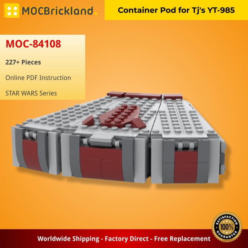 MOCBRICKLAND MOC-84108 Container Pod for Tj’s YT-985