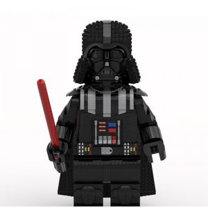 Star Wars Moc 88104 Darth Vader Mega Figure By Albo.lego Mocbrickland (1)