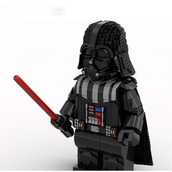 Star Wars Moc 88104 Darth Vader Mega Figure By Albo.lego Mocbrickland (10)