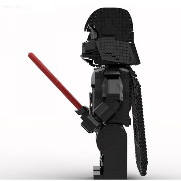 Star Wars Moc 88104 Darth Vader Mega Figure By Albo.lego Mocbrickland (7)