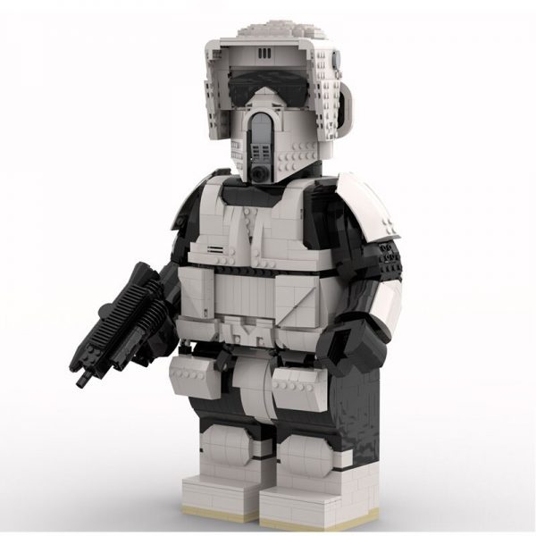 Star Wars Moc 89648 Scout Trooper Mega Figure By Albo.lego Mocbrickland (3)
