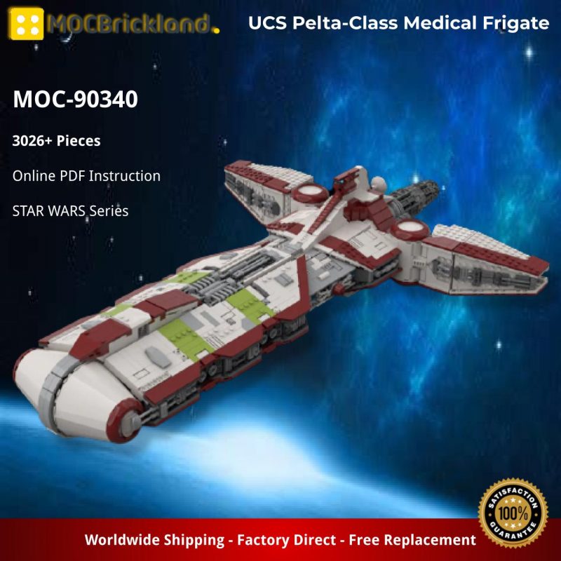 MOCBRICKLAND MOC-90340 UCS Pelta-Class Medical Frigate