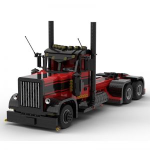Technician Moc 32567 Black And Red Peterbilt 389 By Laouaistechnic Mocbrickland (1)