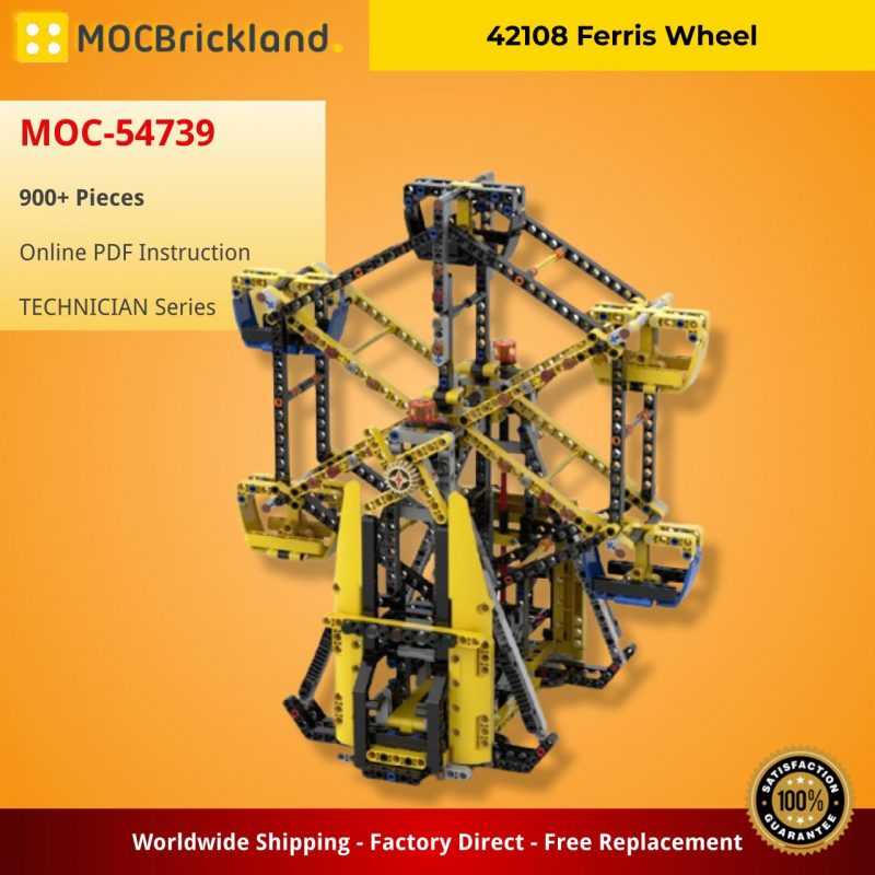 MOCBRICKLAND MOC-54739 42108 Ferris Wheel