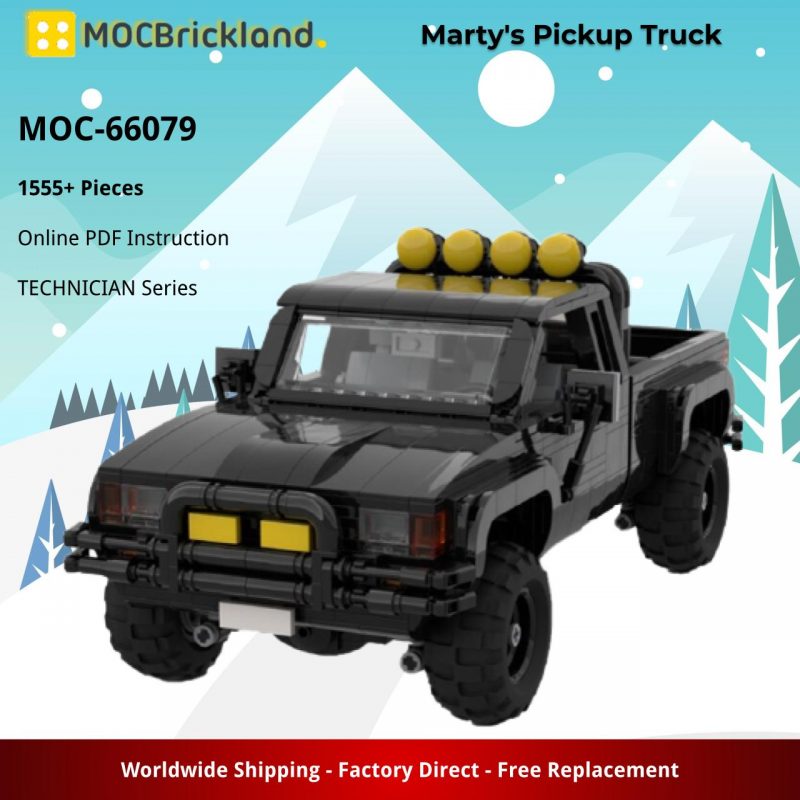 MOCBRICKLAND MOC-66079 Marty’s Pickup Truck