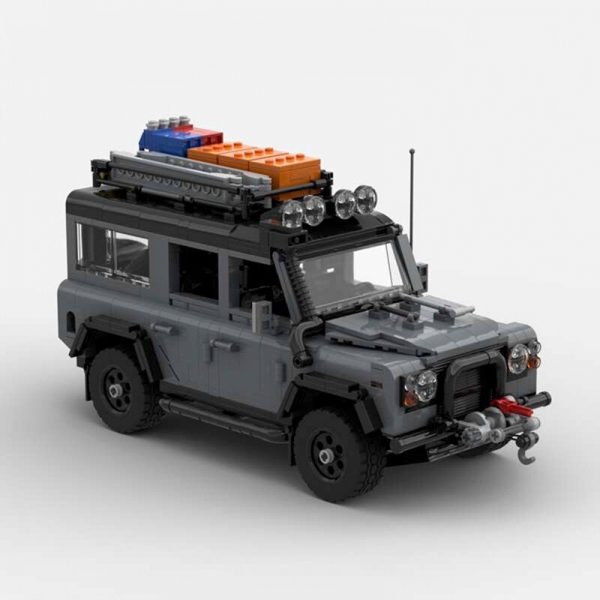 Technician Moc 73034 Land Rover Defender 110 'expedition' By Tangram Mocbrickland (2)