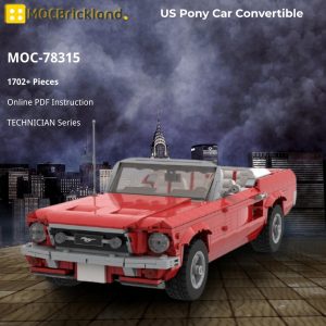 Technician Moc 78315 Us Pony Car Convertible By Linse Mocbrickland (2)