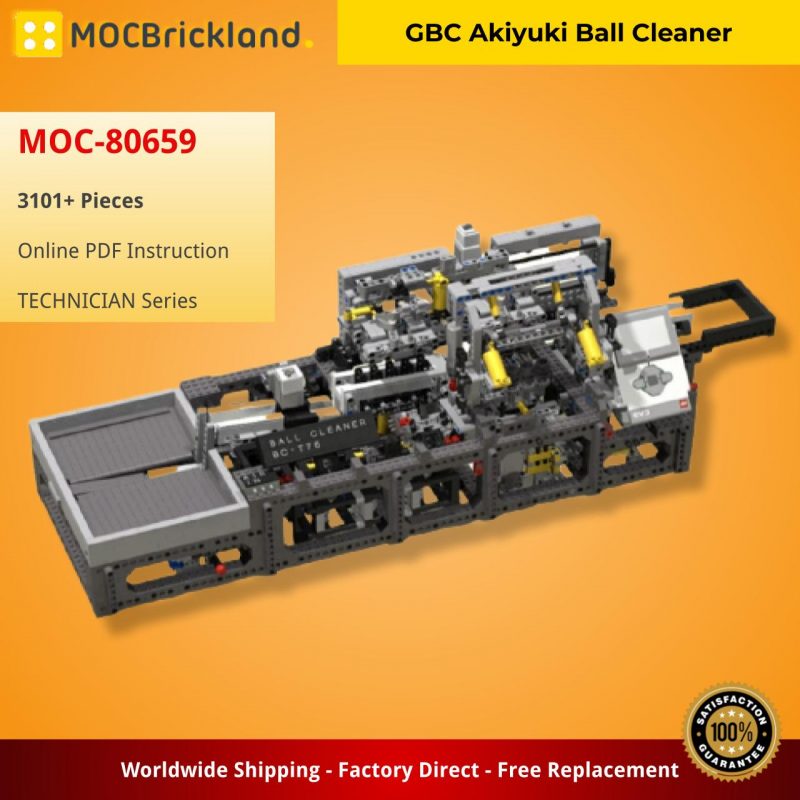 MOCBRICKLAND MOC-80659 GBC Akiyuki Ball Cleaner