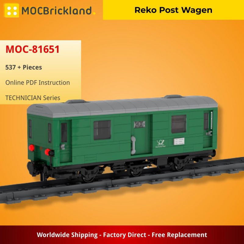 MOCBRICKLAND MOC-81651 Reko Post Wagen
