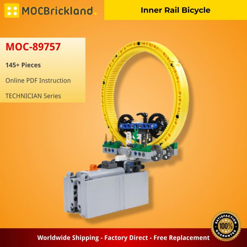 MOCBRICKLAND MOC-89757 Inner Rail Bicycle