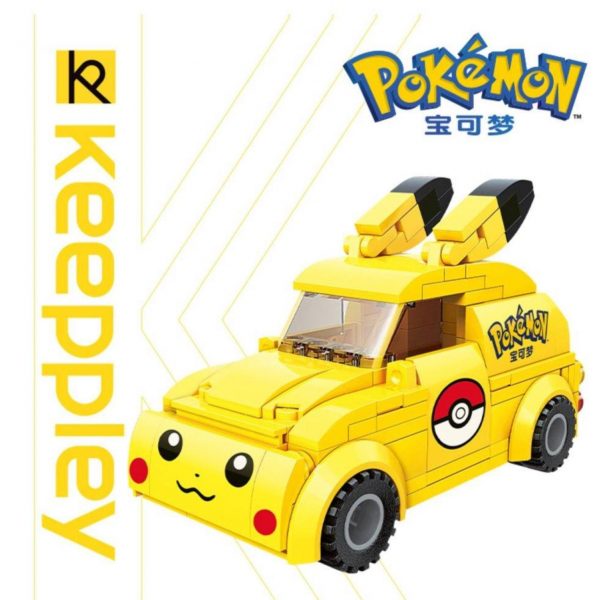 Technician Qman K20205 K20206 Pokémon Pikachu Car (7)
