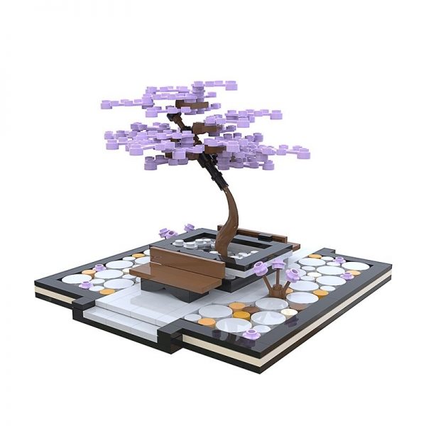 Creator Moc 89740 Purple Cherry Blossom Mocbrickland (2)