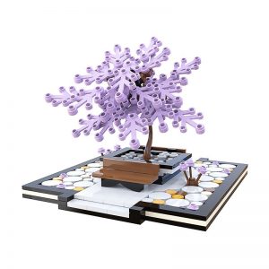 Creator Moc 89740 Purple Cherry Blossom Mocbrickland (4)