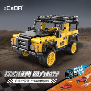Cada C52028 Defend The Off Road Vehicle Pull Back Car 118