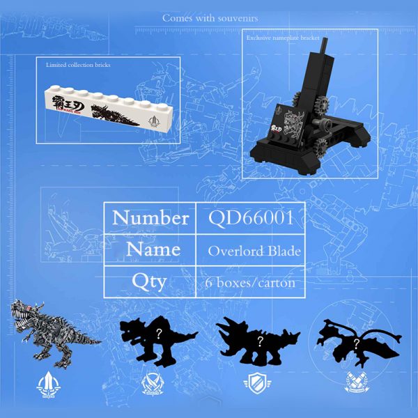 Enlighten Qd66001 Overlord Blade Mechanical Tyrannosaurus Rex (2)