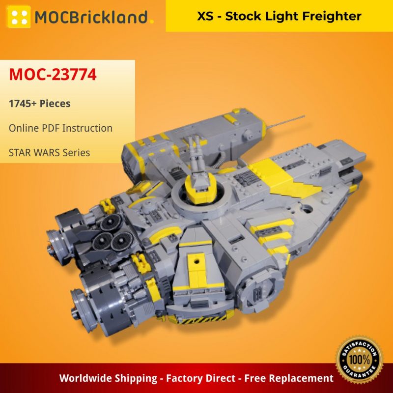 MOCBRICKLAND MOC-23774 XS - Stock Light Freighter