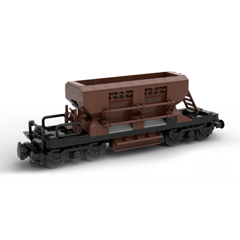 MOCBRICKLAND MOC-35043 Gravel Side Dumper Wagon