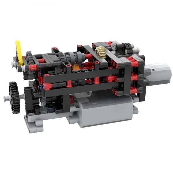 Mocbrickland Moc 45647 4 Speed Gearbox (4)