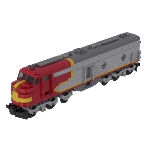 Mocbrickland Moc 47988 Santa Fe Emd E8 Locomotive (3)