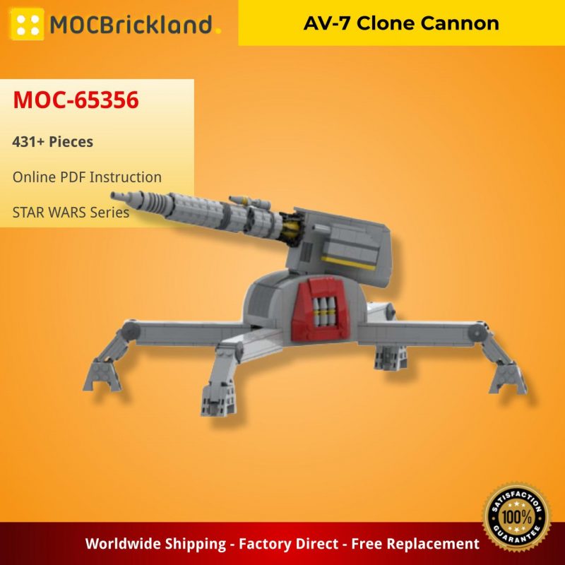 MOCBRICKLAND MOC-65356 AV-7 Clone Cannon