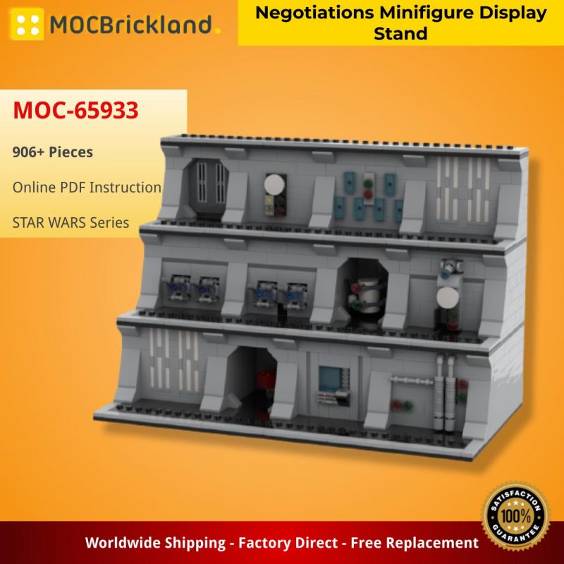 MOCBRICKLAND MOC-65933 Negotiations Minifigure Display Stand