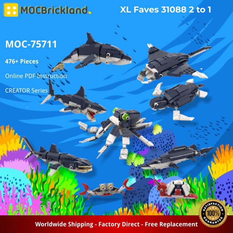 MOCBRICKLAND MOC-75711 XL Faves 31088 2 to 1