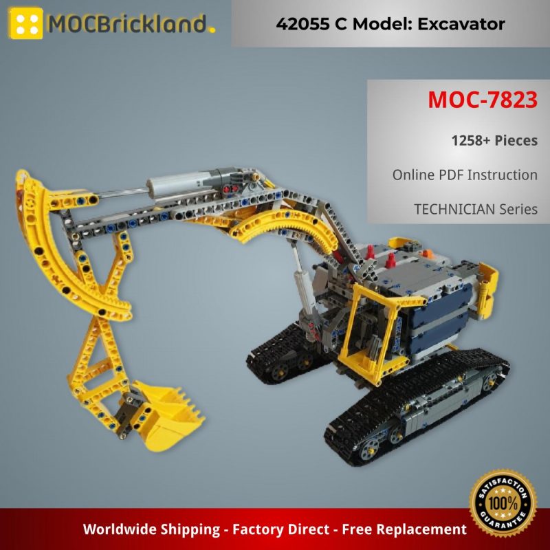 MOCBRICKLAND MOC-7823 42055 C Model: Excavator
