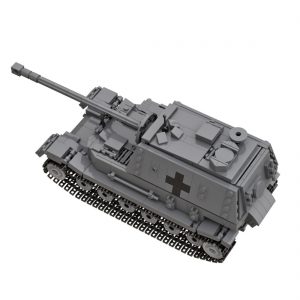Mocbrickland Moc 89727 German Army Ferdinand Jagdpanzer Tigerp (3)